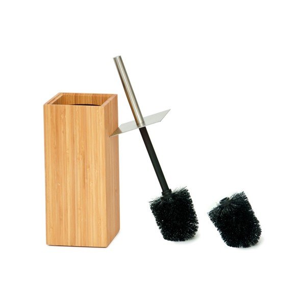 Perie WC cu suport din bambus, Wireworks Aena Bamboo-image-3