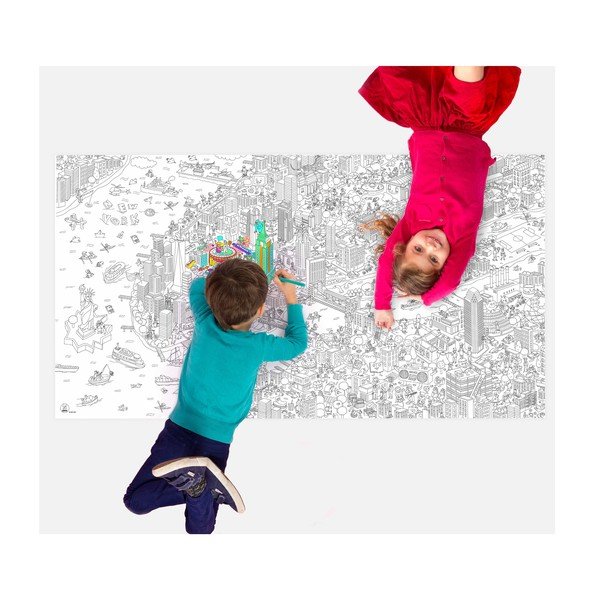 Planșă de colorat OMY New York XXL (180 x 100 cm)-image-3