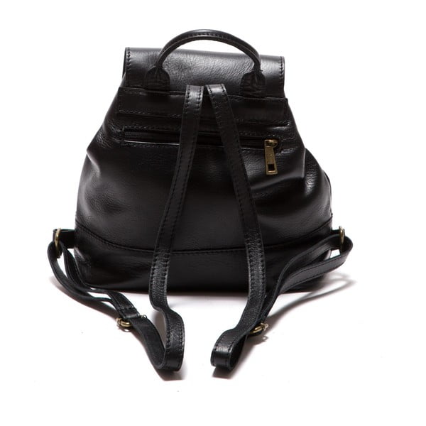 Rucsac din piele Sofia Cardoni Fredo, negru-image-1