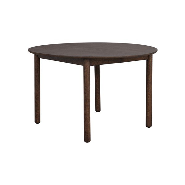 Masă de dining rotundă extensibilă din lemn de stejar ø 120 cm Derrymore – Rowico