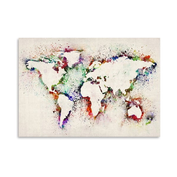 Poster Americanflat World Colour, 42 x 30 cm