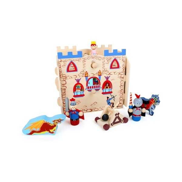 Castel și figurine din lemn Legler Knights-image-2