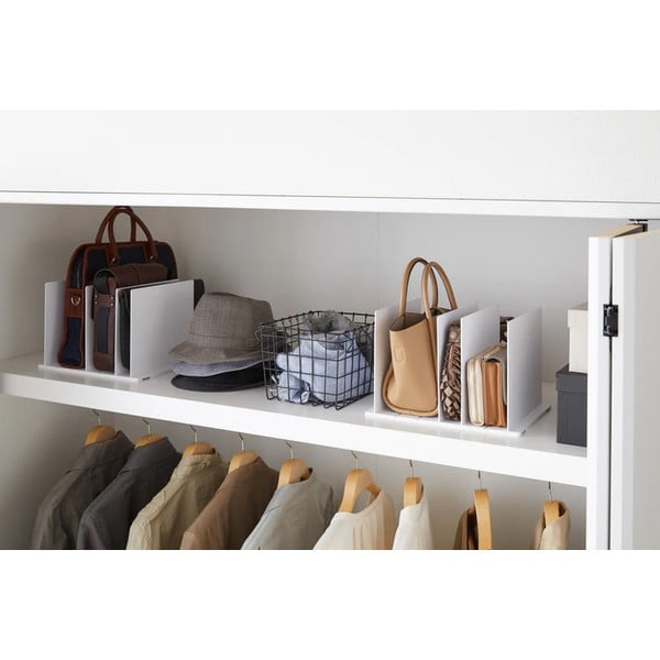 Organizatoare pentru șifonier 2 buc. pentru genți din plastic Smart – YAMAZAKI-image-2