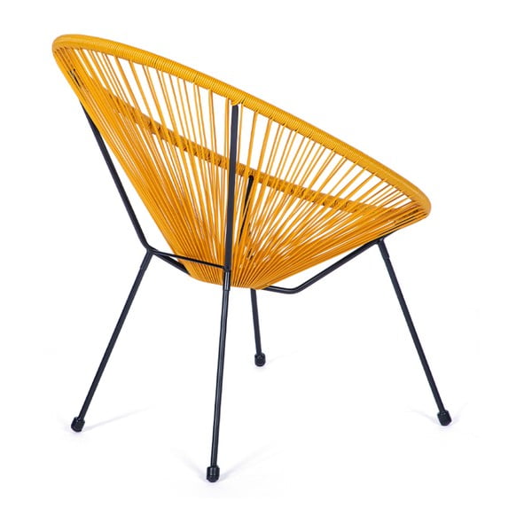 Fotoliu de grădină galben din metal/din plastic Avocado Comfort – Bonami Selection-image-3
