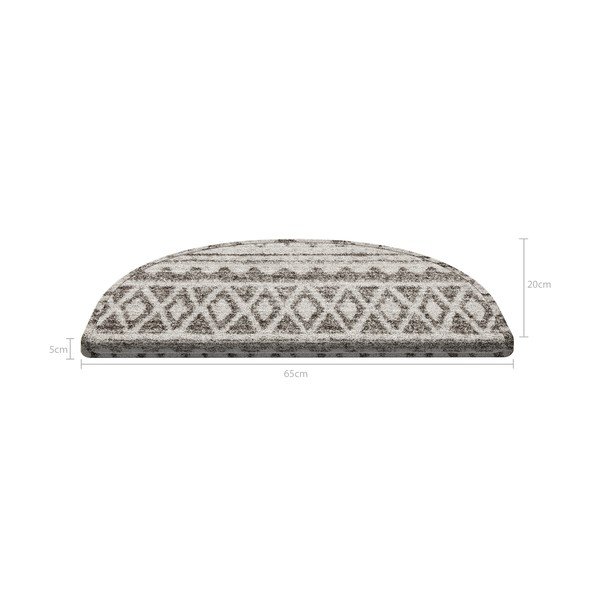 Covorașe pentru scări gri în set de 16 bucăți 65x20 cm Cottage Warmth - Vitaus-image-4