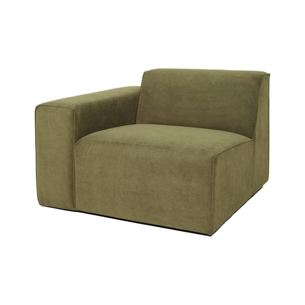 Modul pentru canapea verde   din catifea reiată  (pe partea stângă ) Sting - Scandic-image-2