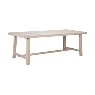 Masă de dining din lemn de stejar lăcuit Rowico Brooklyn, 220 x 95 cm, mat