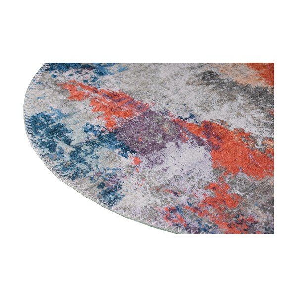 Covor albastru/portocaliu lavabil 80x120 cm – Vitaus-image-2