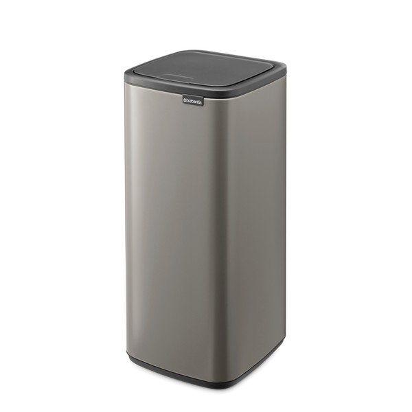 Coș de gunoi gri cu senzori de atingere din oțel 30 l Bo Touch – Brabantia
