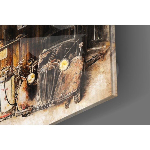 Tablou din sticlă Insigne Old Car-image-2