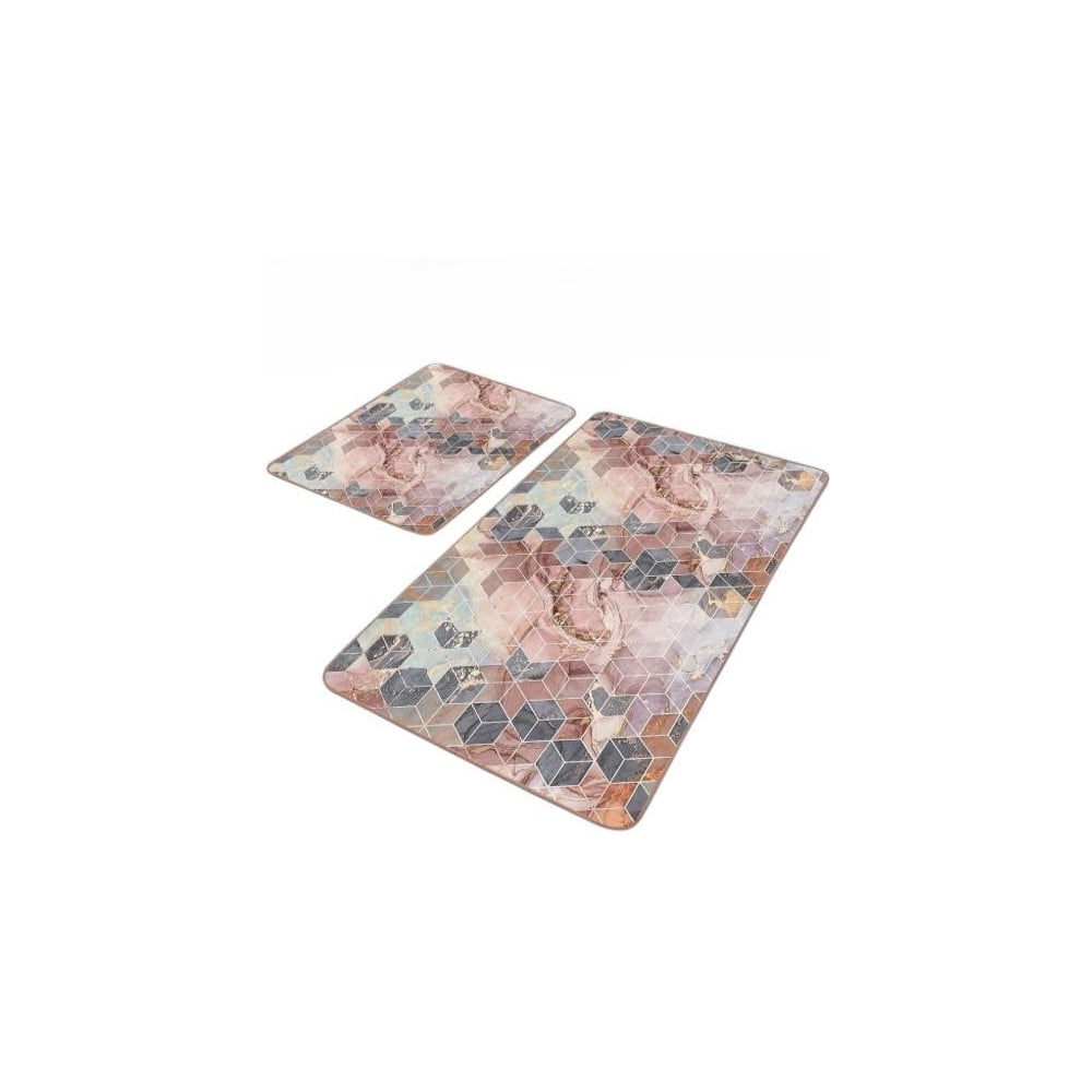 Covorașe de baie 2 buc. din catifea 60x100 cm – Mila Home