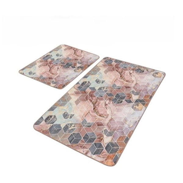 Covorașe de baie 2 buc. din catifea 60x100 cm – Mila Home