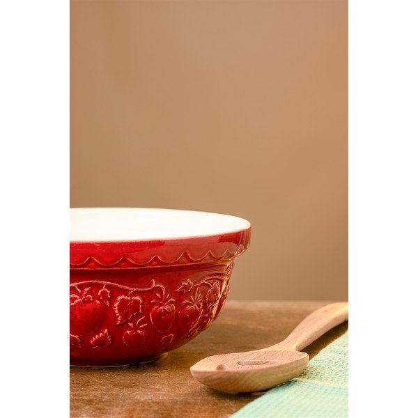 Bol roșu din gresie ø 21 cm Fruits Strawberry – Mason Cash-image-2