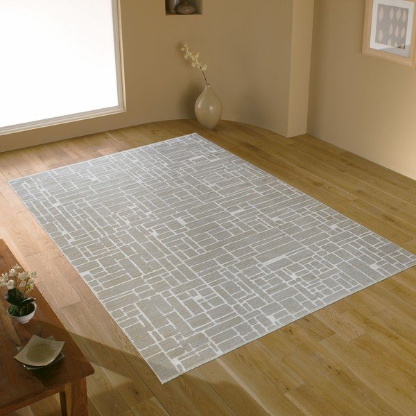 Covor gri-bej 200x290 cm Jaipur – Webtappeti-image-1