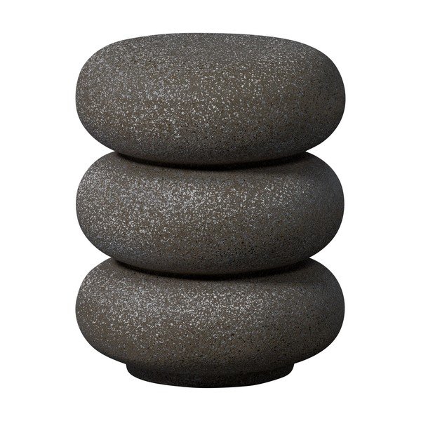 Măsuță de grădină rotundă cu aspect de piatră ø 40 cm Laurel – WOOOD