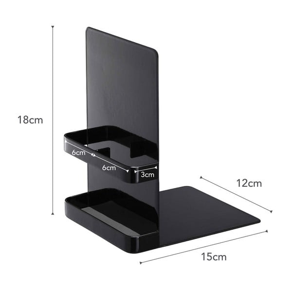 Opritor cărți YAMAZAKI Tower, negru-image-3