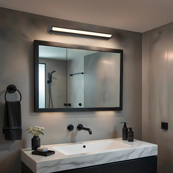 Aplică de perete negru-mat LED Fabrizio – Trio-image-1