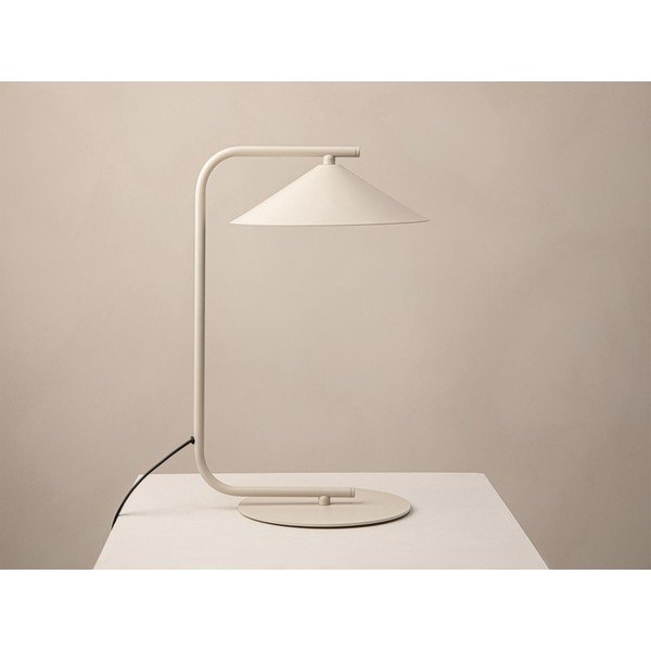 Veioză crem din metal (înălțime 42 cm) Nocte – Micadoni -image-2