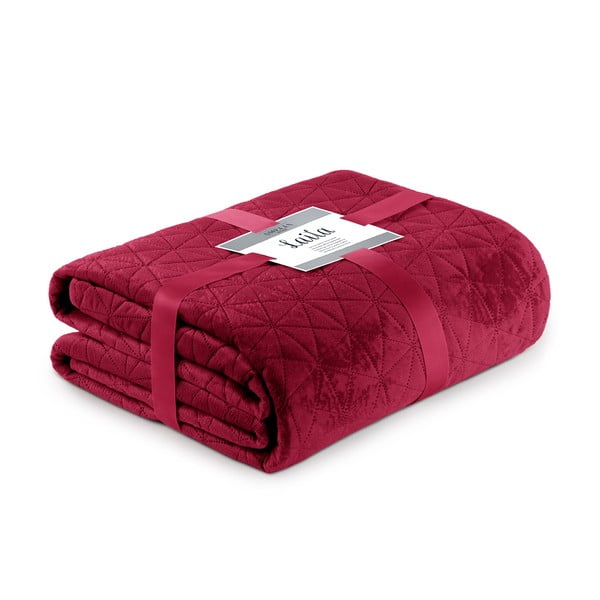 Cuvertură AmeliaHome Laila Ruby Red, 260 x 240 cm, roșu