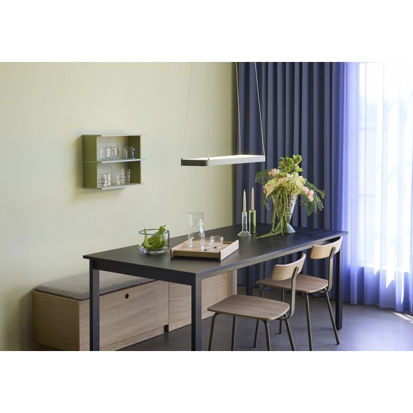 Lustră verde LED cu intensitate reglabilă Tube – Hübsch-image-2