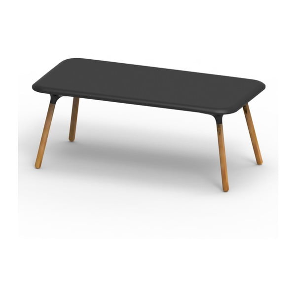 Masă de grădină Vondom Sloo, lungime 180 cm, negru