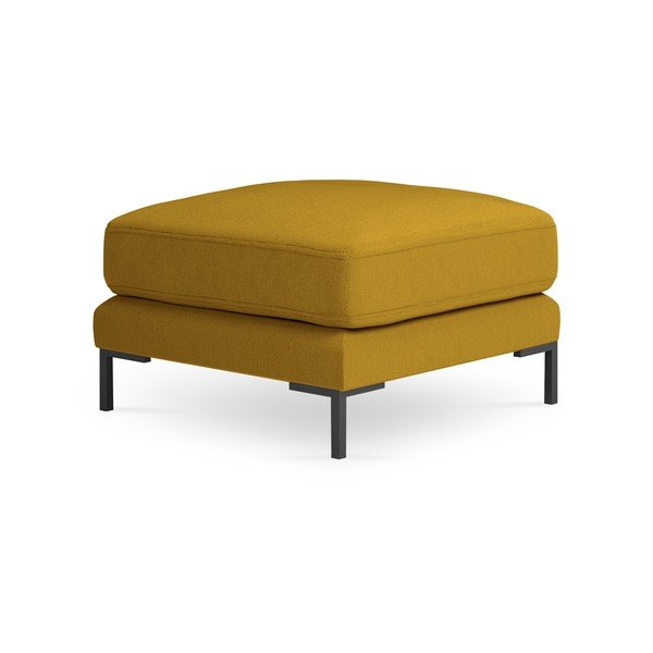 Taburet Interieurs 86 Seine, galben muștar-image-2