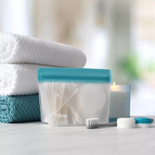 Set de 3 pungi pentru alimente (re)zip Essential, albastru-image-1