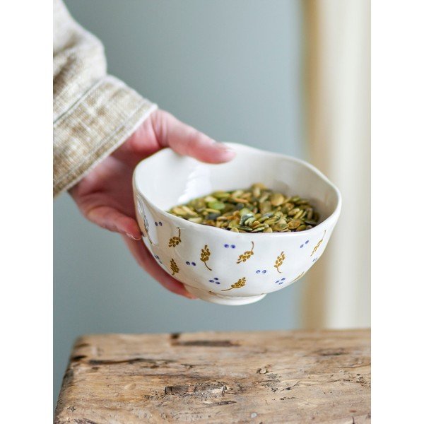 Bol mic crem din gresie 400 ml Pippine – Bloomingville-image-1