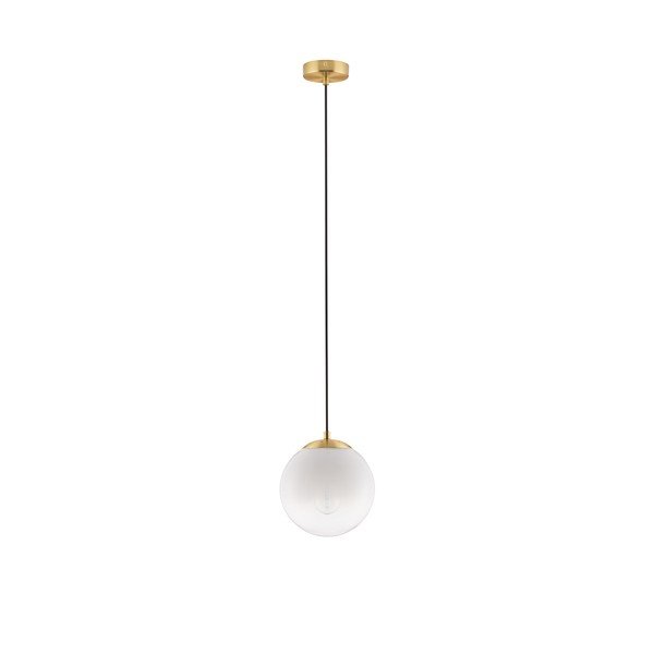 Lustră albă/aurie din sticlă ø 20 cm Vita – Nova Luce