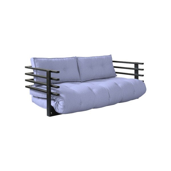 Canapea extensibilă Karup Funk Black/Blue Breeze-image-3