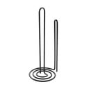 Suport pentru prosoape de bucătărie Metaltex My Roll Lava, negru