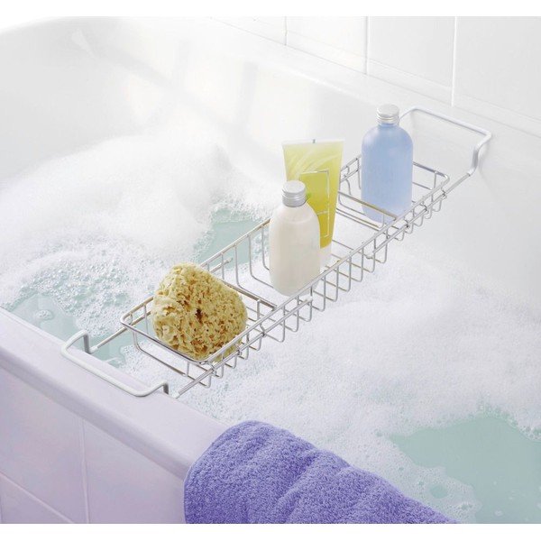 Tavă pentru cadă din inox Wenko Bringing, lungime 58,5 cm-image-2