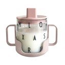 Cană pentru copii Design Letters Grow With Your Cup, roz