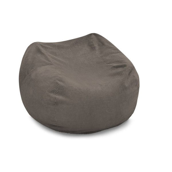 Fotoliu bean bag gri/maro Voltaire – Bobochic Paris-image-3