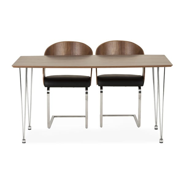 Scaun din lemn de nuc Kokoon Design Mona-image-4