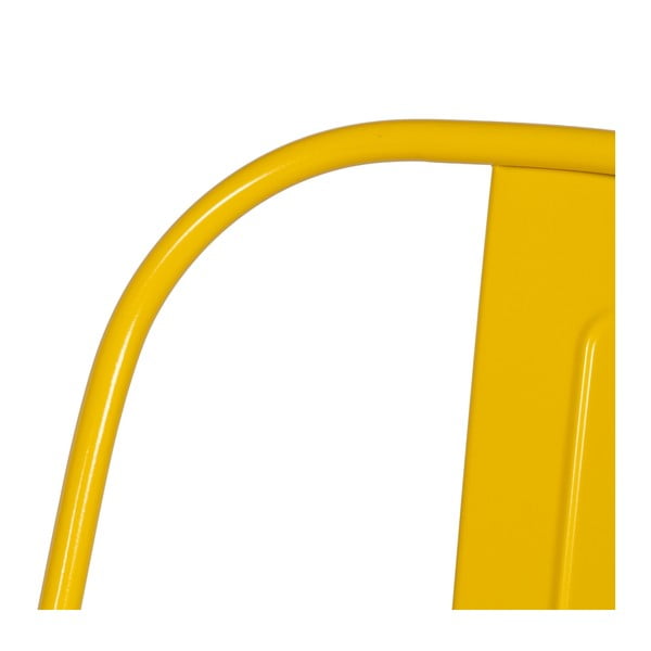 Scaune de dining galbene 2 buc. din metal – Ixia-image-4