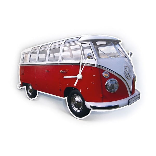 Ceas de perete VW Camper, roșu
