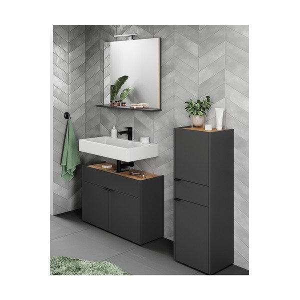 Set mobilă de baie gri antracit Forano – Germania-image-2