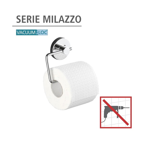 Set de accesorii de baie gri autoadeziv Milazzo – Wenko-image-4