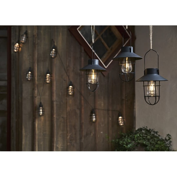 Corp de iluminat pentru exterior LED solar (înălțime 21 cm) Cage – Star Trading-image-1