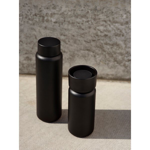 Cană termos neagră din oțel inoxidabil 400 ml Singles – Zone-image-1