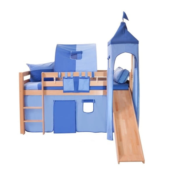 Set castel pentru copii Mobi furniture Luk a Tom, albastru 