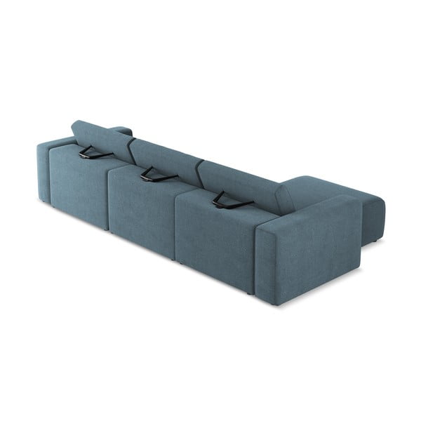 Colțar modular albastru (cu colț pe partea stângă) Kalea – Makamii-image-4