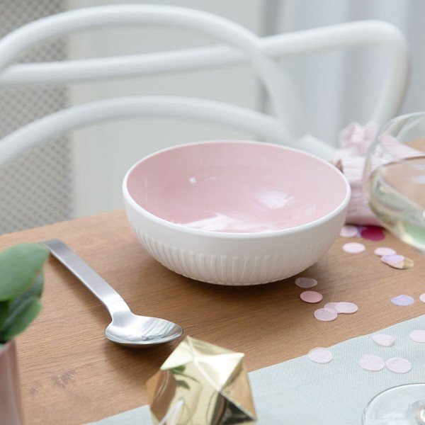 Bol din porțelan Villeroy & Boch Blossom, 850 ml, alb-roz-image-1