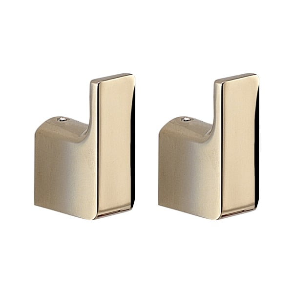 Cârlige aurii 2 buc. de montat pe perete din metal Gedy Pirenei – Sapho