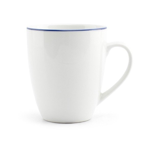 Cană albă din porțelan 380 ml Basic White – BonBistro