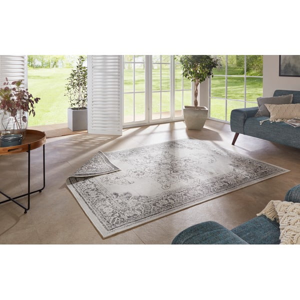 Covor adecvat pentru exterior NORTHRUGS Borbon, 160 x 230 cm, gri-crem-image-1