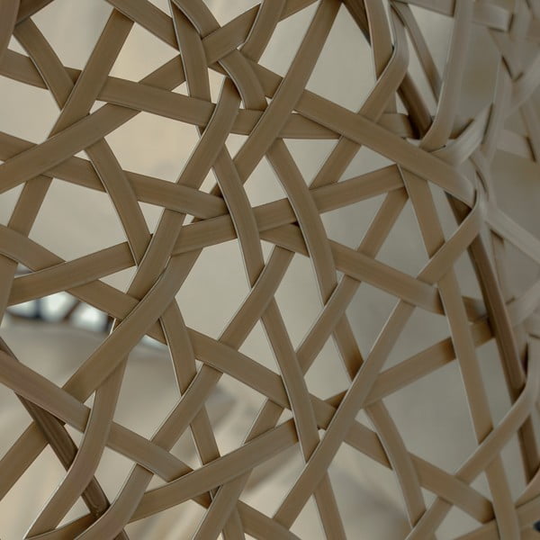 Fotoliu de grădină de agățat cu suport Kave Home Florina, maro-image-4