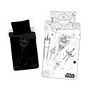 Lenjerie de pat din bumbac fosforescentă pentru copii pentru pat de o persoană 140x200 cm Star Wars – Jerry Fabrics