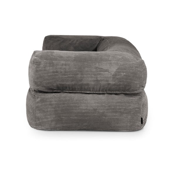 Fotoliu bean bag albastru cu tapițerie din catifea reiată Sofa MooG – SLOWDOWN-image-3